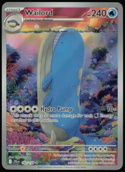 Wailord 162/159 Illustration Rare Journey Together Pokemon NM - Image 1