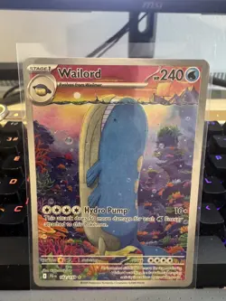 Pokemon - Journey Together - Wailord 162/159 - Illustration Rare - NM/M - Image 1