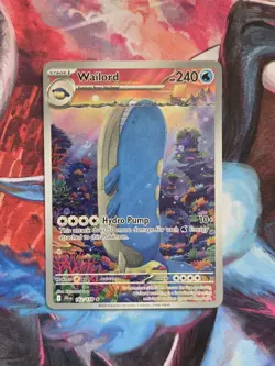 Wailord 162/159 Illustration Rare Journey Together NM Pokemon Card - Image 1