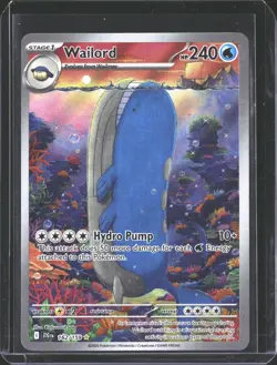 Wailord 162/159 Illustration Rare Journey Together Pokemon NM/M - Image 1