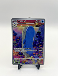 Wailord 162/159 - Illustration Rare - Journey Together - NM/M - Pokemon - Image 1