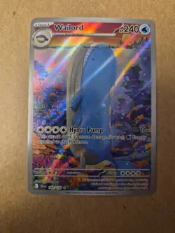 Pokemon TCG - Wailord 162/159 Illustration Rare - S&V Journey Together - NM - Image 1