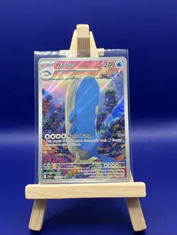 Pokemon TCG Wailord Illustration Rare Card Journey Together 162/159 NM - Image 1