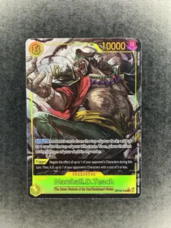 Marshall.D.Teach Op16-119 SEC Alt Art The Time To Battle One Piece TCG English - Image 1