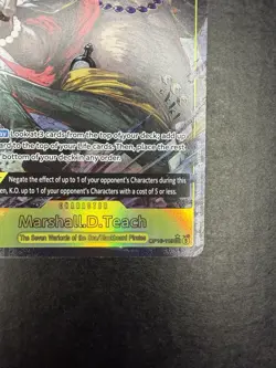 Marshall.D.Teach Op16-119 SEC Alt Art The Time To Battle One Piece TCG English - Image 3