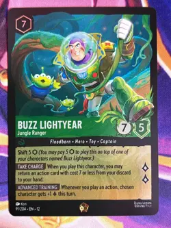 FOIL BUZZ LIGHTYEAR Jungel Ranger 91/204 Legendary Disney Lorcana Wilds Unknown - Image 1