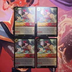 Minnie Mouse Daring Defender 35/P2 Foil Promo LP Disney Lorcana DLPC x4 - Image 1