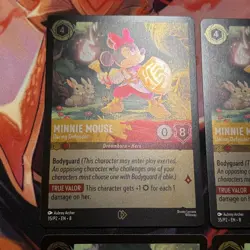 Minnie Mouse Daring Defender 35/P2 Foil Promo LP Disney Lorcana DLPC x4 - Image 2