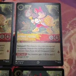 Minnie Mouse Daring Defender 35/P2 Foil Promo LP Disney Lorcana DLPC x4 - Image 3
