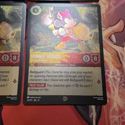Minnie Mouse Daring Defender 35/P2 Foil Promo LP Disney Lorcana DLPC x4 - Image 4