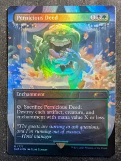 Pernicious Deed - Foil Borderless - Secret Lair Ghostbusters (MTG) - Image 1