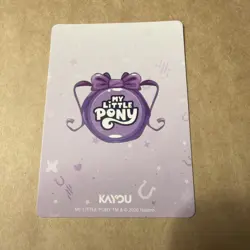 Kayou My little Pony CCG Card MLPME03-UR-005L4 Fluttershy Pajamas - Image 2