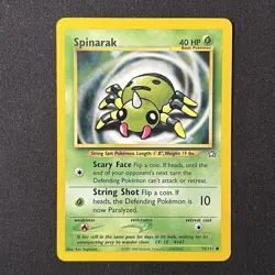 Spinarak 75/111 Neo Genesis Pokemon Card - Image 2