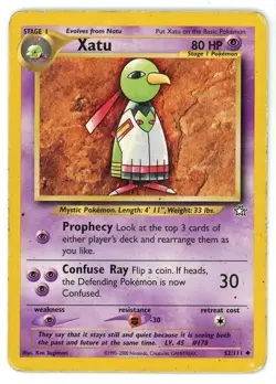 Xatu 52/111 Neo Genesis Pokemon Card - Image 1