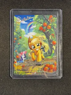 Kayou My Little Pony Card Game Applejack Full Art Holo BP01-CR04 - Image 1