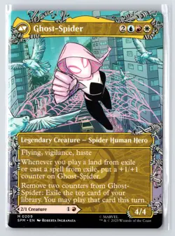 Gwen Stacy (0209) (Borderless) #209 Marvel's Spider-Man Magic The Gathering MTG - Image 2