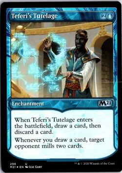 Teferi's Tutelage (Showcase) 296 UC Core Set 2021 Magic: The Gathering Foil NM/M - Image 1