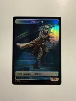 Detective/Imp Double-Sided Token 10/7 MTG Murders at Karlov Manor Foil - Image 1