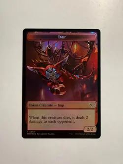 Detective/Imp Double-Sided Token 10/7 MTG Murders at Karlov Manor Foil - Image 2