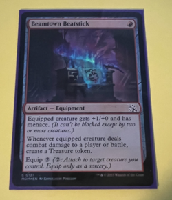 MTG - Beamtown Beatstick - Foil - March of the Machine - Image 1