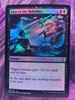Eyes of the Beholder 101 Adventures Forgotten Realms Magic: Gathering Foil LP - Image 1