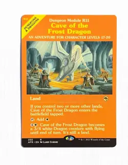 Cave of the Frost Dragon ~ MTG Adventures in Forgotten Realms ~ #350 Showcase - Image 1