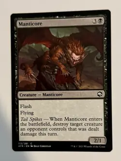 Manticore (113) Adventures in the Forgotten Realms AFR MTG Magic - Image 1