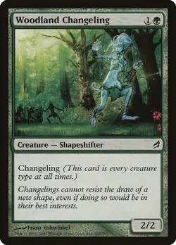 MTG - Woodland Changeling - Lorwyn - X1 - (LP) - - Image 1