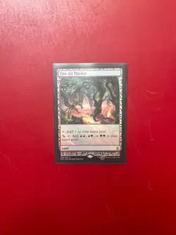 Fire-Lit Thicket MTG Zendikar Expeditions English LP FOIL - Image 1