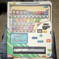 Pokemon Vending Machine 3-Ring Binder 9-Pocket Pages Pikachu Eevee TCG - Image 1