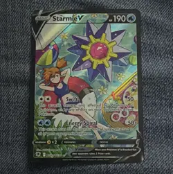 Pokemon TCG Starmie V TG13/TG30 Astral Radiance TG Full Art Holo EN 2022 - Image 1