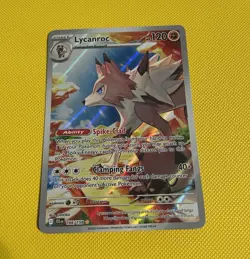 Pokemon Company Lycanroc 166/159 Sv09: Journey Together Holo Illus Rare ENG - Image 1