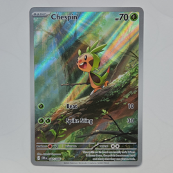 The Pokemon Company Chespin 087/086 Crimson Invasion Secret Rare Holo Eng 70 HP - Image 1