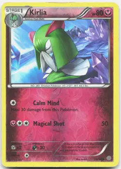 Kirlia 53/98 Uncommon Ancient Origins Pokemon Reverse Holo HP - Image 1