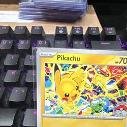 Pikachu - 225 - Scarlet & Violet Promo - (World Championship 2025) - Image 2