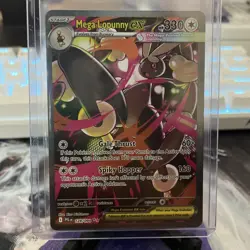 Pokemon Company Mega Lopunny ex 128/094 Me02 Phantasmal Flames SIR FA Holo NM - Image 1