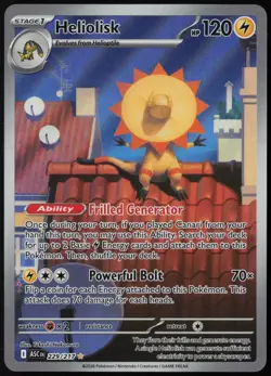 Heliolisk 229/217 Ascended Heroes Illustration Rare Holo Pokemon NM - Image 1