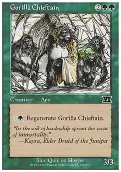 Gorilla Chieftain - Light Play MTG Classic 6th Edition - Image 1