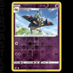 Drakloak 090/192SWSH02: Rebel Clash - Reverse Holo - Uncommon - Pokemon TCG - Image 1