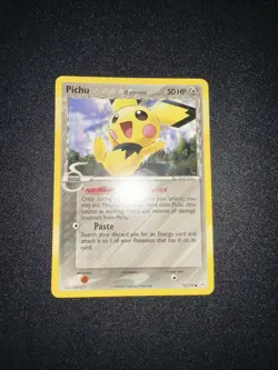 Pokemon TCG Pichu (Delta Species) 76/110 ex Holon Phantoms Regular LP - Image 1