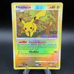 Pikachu - 94/123 - Pokemon Burger King Promo Stamped Reverse Holo Common Damaged - Image 1