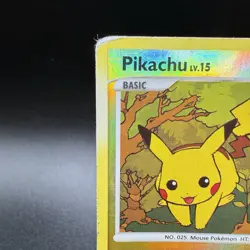 Pikachu - 94/123 - Pokemon Burger King Promo Stamped Reverse Holo Common Damaged - Image 2