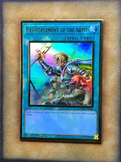 Yugioh Reinforcement of the Army MAGO-EN046 Gold Rare 1st Ed NM - Image 1