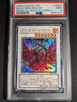 Yugioh Japanese Black Rose Dragon DT04-JPB01 Ultra Rare PSA 9 MINT - Image 1