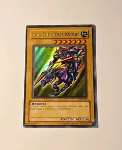 Yugioh Gaia The Fierce Knight LOB-006 2002 Original Ultra Rare LP - Image 1