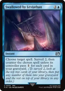 Swallowed by Leviathan - Near Mint MTG Universes Beyond: FINAL FANTASY - Image 1