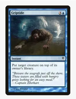MTG Griptide #28 DDM LP Magic Card In Protective Sleeve - Image 1