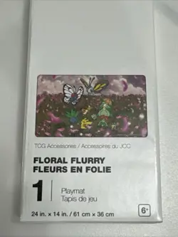 New Pokemon Center TCG: Floral Flurry Playmat - Image 1