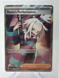 Pokemon ME04 Chaos Rising Ultra Rare - 112/086 Roxie's Performance - Image 1