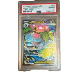Pokemon TCG PSA 10 Mega Venusaur ex 155/132 ME01 Holo Ultra Rare EN - Image 1